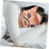 Baluue 2Pcs Animal Cartoon Sleep Mask Realistic Cat Design Light