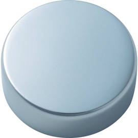 TRUSCO PF-AA082 Panel Fix, Flat Round Φ0.8 inches (20 mm), Stainless Steel, 1 Piece