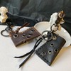 WJXFHTD 1PCS Genuine Leather Lighter Case Usb Storage Case Stainless