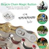 Evponk 10 Pairs 10 Speed Silver Bicycle Chain Magic Links