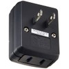 Yazawa Y02FUSK210BK Energy Saving Taps with Lightning Surge 2 Pieces