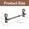 gzpynsgaoh No-Drill Towel Rack with Strong Suction 16-31 Inch Adjustable