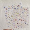Flower Nail Stickers Decals Shell Light Flower Nail Art Holographic