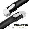 FERCAISH 2 Pack Suitcase Handle Replacement, Black Plastic & Zinc