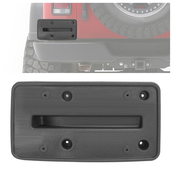 JMTAAT Rear License Plate Holder Bracket Compatible with 1997-2006 Jeep