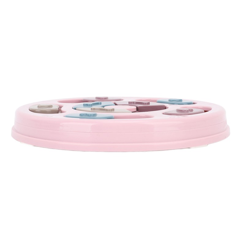 Pet Treat Puzzle Toy Interactive Prevent Slip Round Dog Slow
