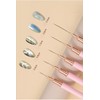 HIGHROCK 5PCS Nail Art Liner Brushes, Elongated Lines Nail Painting