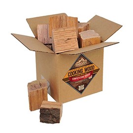 Smoak Firewood’s Cooking Wood Chunks (Competition Grade) USDA Certified for Smoking, Grilling or Barbequing (RED Oak 8-10lbs 729 Cubic in.)