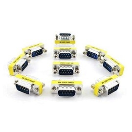 CablesOnline 10-Pack DB9 Serial Male/Male Slim Type Gender Changer (GC-001-10)