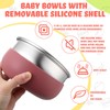Nuogo Nuogo 6 Pcs 304 Stainless Steel Baby Bowls with