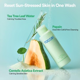 TOCOBO Cica Calming Powder Wash 50 g Limpiador Facial en Polvo Calmante y Exfoliante Suave