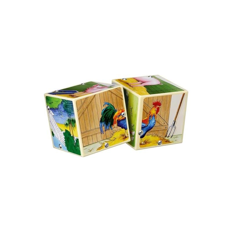 Kosmos 697365 - Sound Cube Farmyard, Children's Game, Single