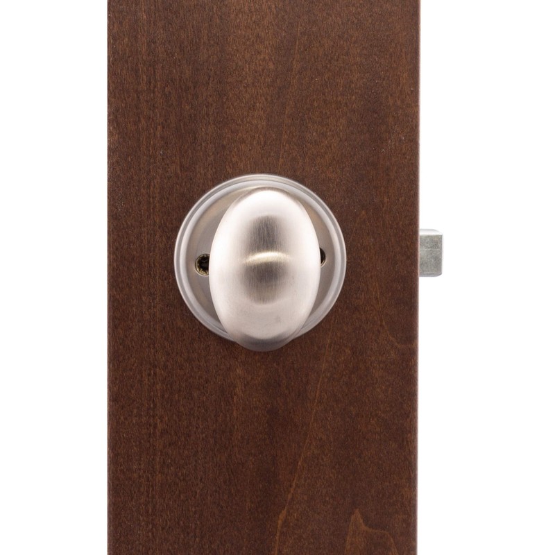 Copper Creek EK2030SS Egg Door Knob, Privacy Function, 1 Pack,