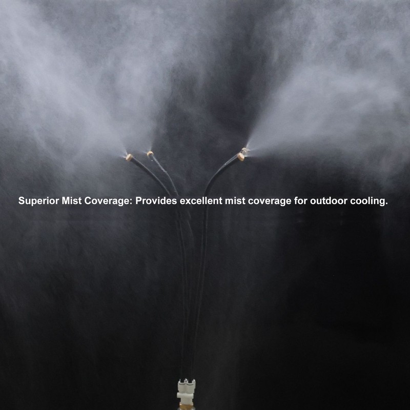 Standing Misters Outdoor Misting Cooling System Flexible Adjustable Angle Anti