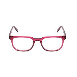Calabria Ernest 4854 Cat-Eye Reading Glasses +0.50 Raspberry Red Rose Crystal Men Women 54mm