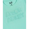 A FOR ADLEY 3D Logo Embossed Tees with The Adley