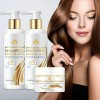 Kit Shampoo Acondicionador Y Mascarilla Biotina Colágeno