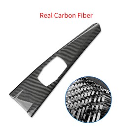 AIRSPEED Hard Carbon Fiber Car Multimedia Button Panel Cover Molding Interior Trim Sticker for F30 F31 F32 F34 F36(Not fit for F33)