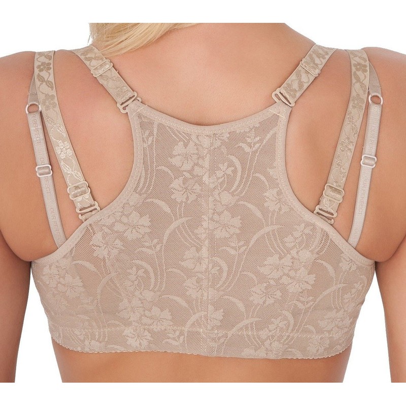 Boolavard Oktoberfest Dirndl Push-Up BH Büstenhebe Schwarz/Hautfarben Gr. S-XXL. (XX-Large,