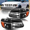 BRYGHT Headlight Assembly Fit for 95 to 01 Ford Explorer