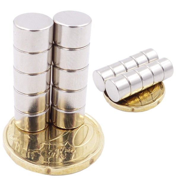 Brudazon 25 Mini Disc Magnets 8 x 5 mm N52