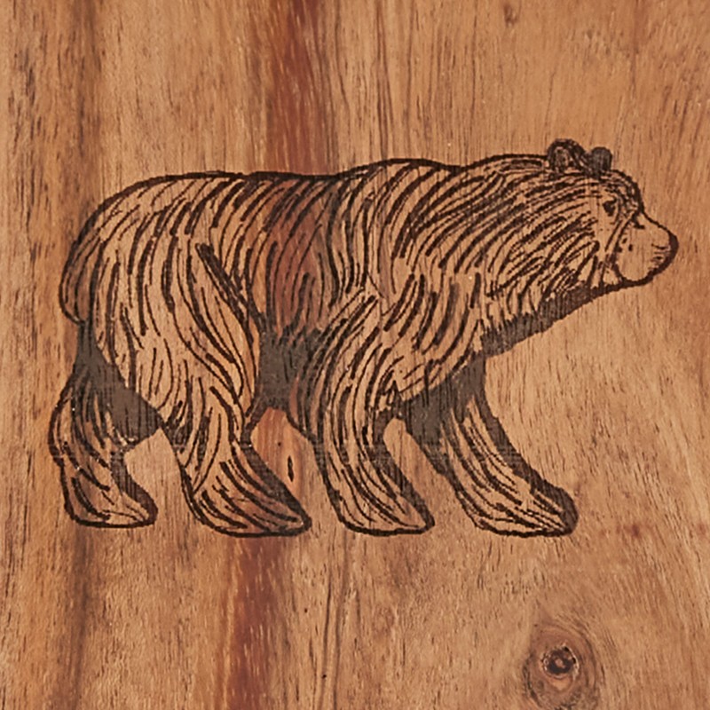 Park Designs Rustic Wood Napkin Holder