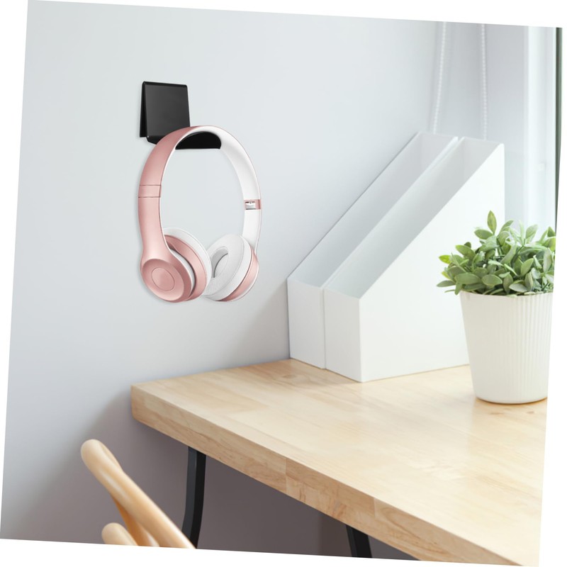 OSALADI 2pcs Headphone Hangers Self-Wall Mount Storage Racks for Headset