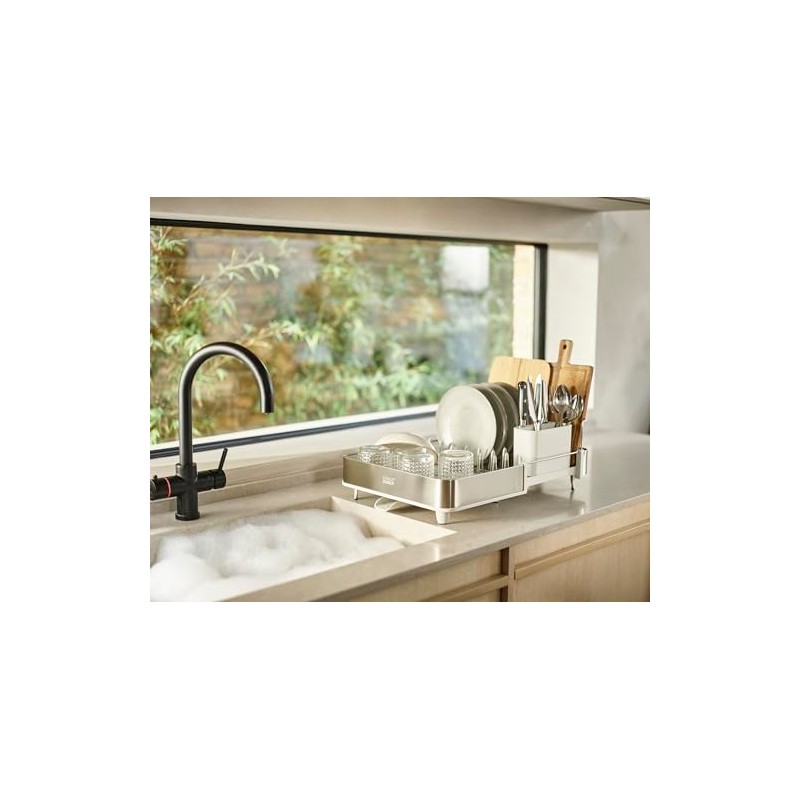 Joseph Joseph Extend Steel Expandable Dish Drying Rack with Removable