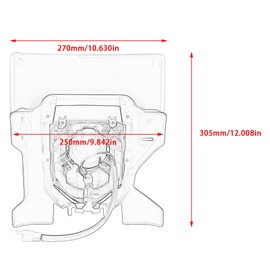 PowerMotor Dirt Bike Headlight, Motorcycle Round LED Headlamp For Husqvarna FC TC TE FE FX TX 125 250-450 501 FE250 FC250 TE300(Yellow)