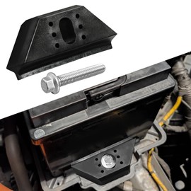 Lyxheth Base Clamp Car Battery Hold Down Kit, Battery Tie Downs, Batteries Hold Down Clamp with 304 stainless steel bolt Kit, Car Accessories Batteries Bracket for Select Buick 14005061 (Type 1)