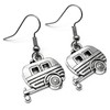 Caravan Charm Earrings, Tibetan Silver Charms on Nickel Free Silver
