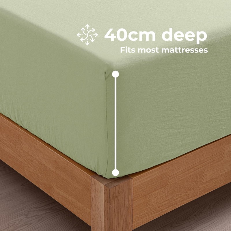 Dreamaker Single Fitted Combo Microfiber Sheet Set, Ultra Soft Plush