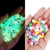 LUBINGSHINE 72pcs Mushroom Pendant Charms, Luminous Mushroom Resin Charm Beads