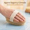 Lumina Cepillo Corporal Exfoliante de Madera con Cerdas Naturales,cepillo