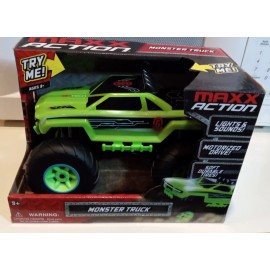 Maxx Action Motorized Monster Truck Toy - Green - New In Box