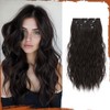 Sofeiyan Clip in Extensions, 4PCS 40 cm Haarverlängerung für Damen,
