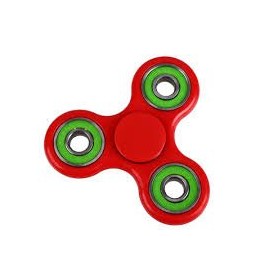 Christmas Concepts® - Exclusive Red & Green Fidget Hand Spinner - Stress Reducer, Stress Relief, Autism - Spin Time 1-3 Minutes