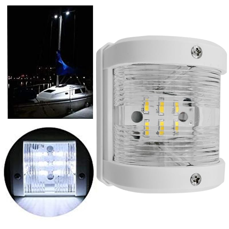 ISURE MARINE White Stern LED Navigation Light ABS Anchor Signal