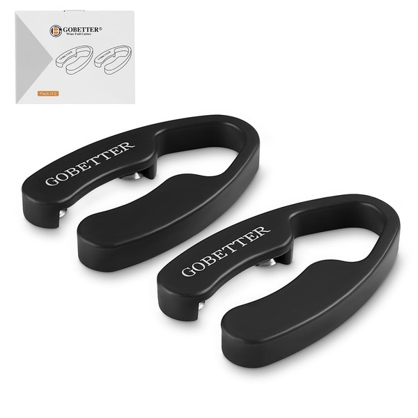 GOBETTER GOBETTER 2 Pcs Wine Foil Cutter Magnetic Design, 4
