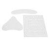 18pcs Reusable Wrinkle Pad Silicone Soft Portable Forehead Face Neck