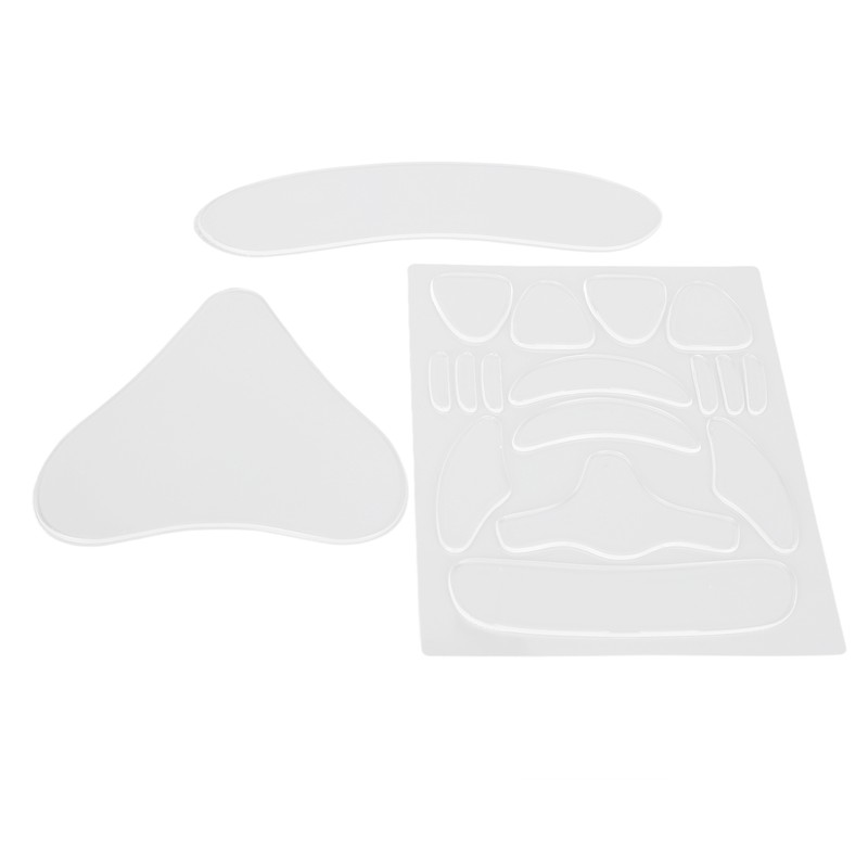 18pcs Reusable Wrinkle Pad Silicone Soft Portable Forehead Face Neck