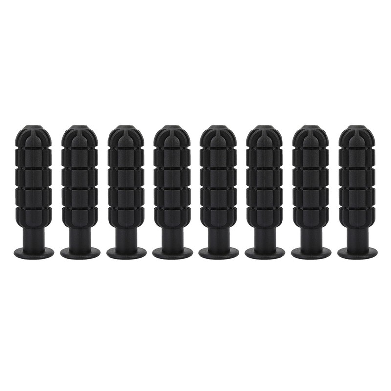 Premium Plastic Table Soccer Handle Grip 8pcs Set Sturdy Easy