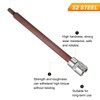 sourcing map 4mm Hex Bit Socket 1/4" Drive SAE S2
