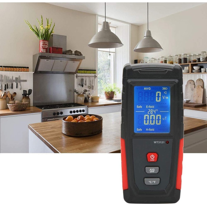 EMF Meter EMF Meter Mini LCD Portable Electromagnetic Radiation Detector