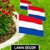 G128 12 Pack Handheld Netherlands Dutch Stick Flags | 12x18