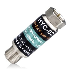 Filtro LTE para antena de TV – Filtro LTE mejora las señales de antena digital – Filtro 4G reduce la interferencia de teléfonos celulares torres