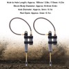 Tbest 2pcs Rc Crawler Shocks, Internal Spring Negative Pressure Shock