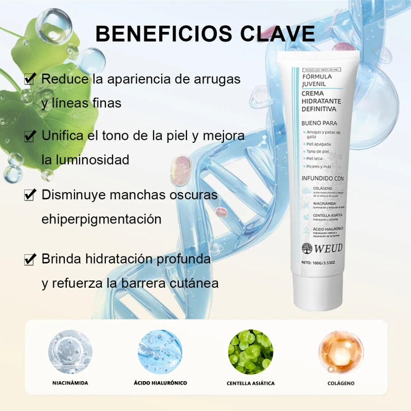 Weud Skincare Express Hidratante Aclarante Facial Ojos Kit