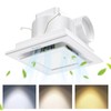 Tesansi Bathroom Exhaust Fan with Light - 100 CFM Efficient