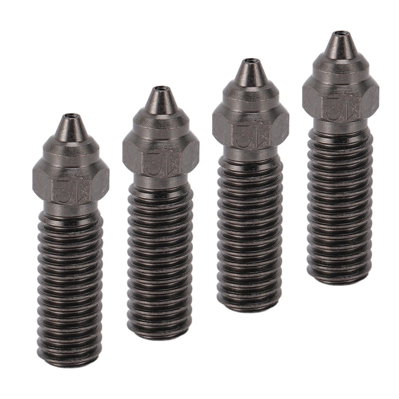 4Pcs Extruder Nozzles for CR K1 Hardened Steel Smoothing Durable